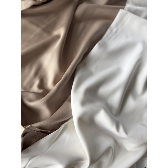 Комплект постельного белья Tencel Beige , евро размер