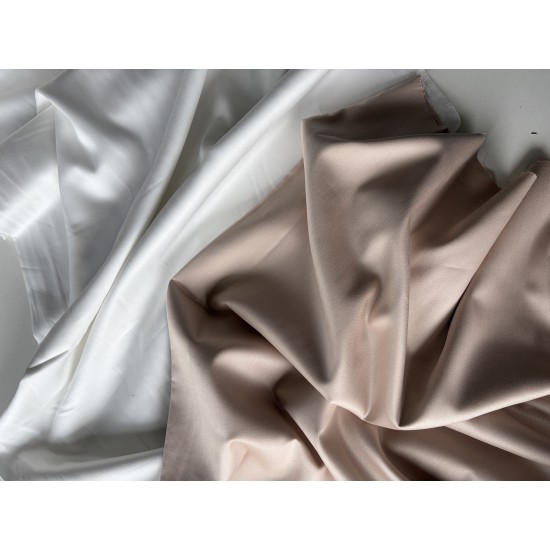 Комплект постельного белья Saten Beige / ЕВРОСТАНДАРТ