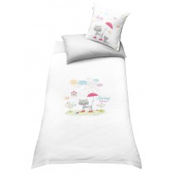 Комплект постельного белья Spring rain Grey