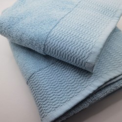 Махровое полотенце 50*90 см, голубое