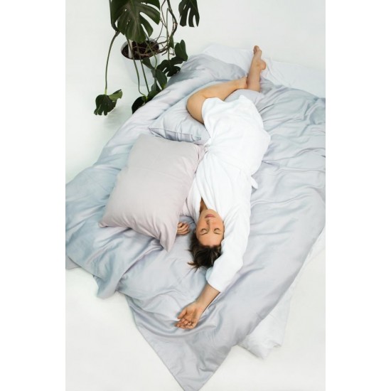 Комплект постельного белья Saten light Grey